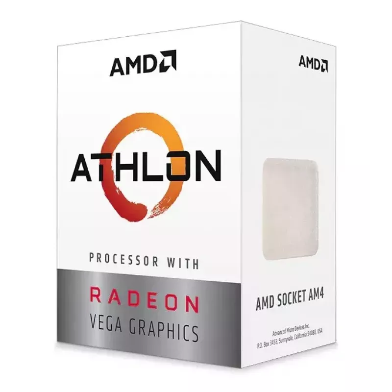 Stalinis procesorius AMD Athlon 3000G, 2 branduoliai, 3,5 GHz, 4 MB L3, Socket AM4, Radeon Vega 3