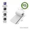 Terminis rulonas QOLTEC 51899 – 57 mm x 16 m, 55 g/m², be BPA