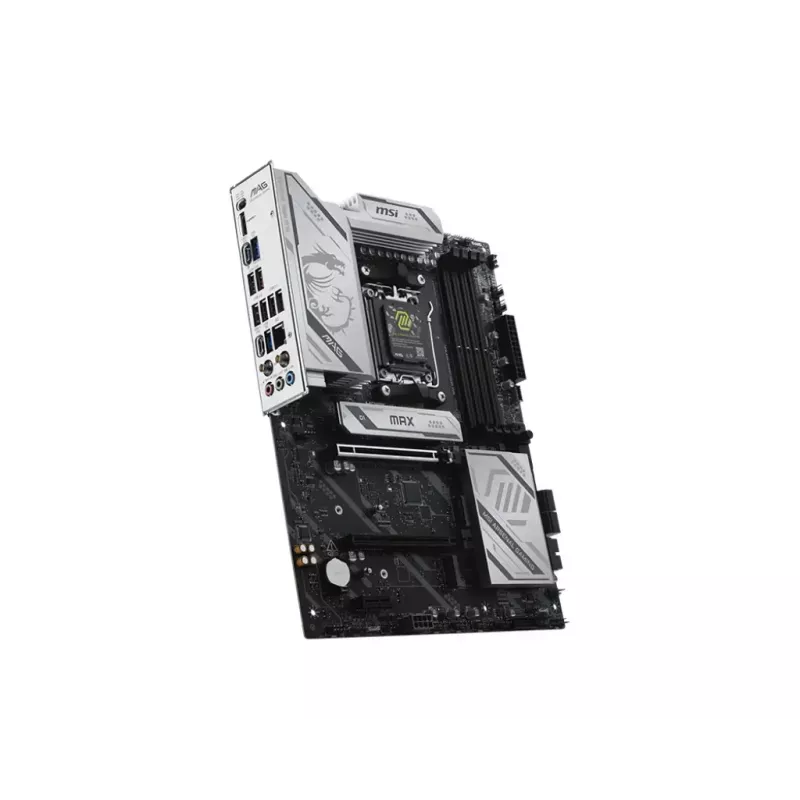 Motininė plokštė MSI MAG X870E GAMING MAX WIFI – AMD X870E, lizdas AM5, DDR5, 4 DIMM, ATX, Wi‑Fi 7, 5Gb LAN