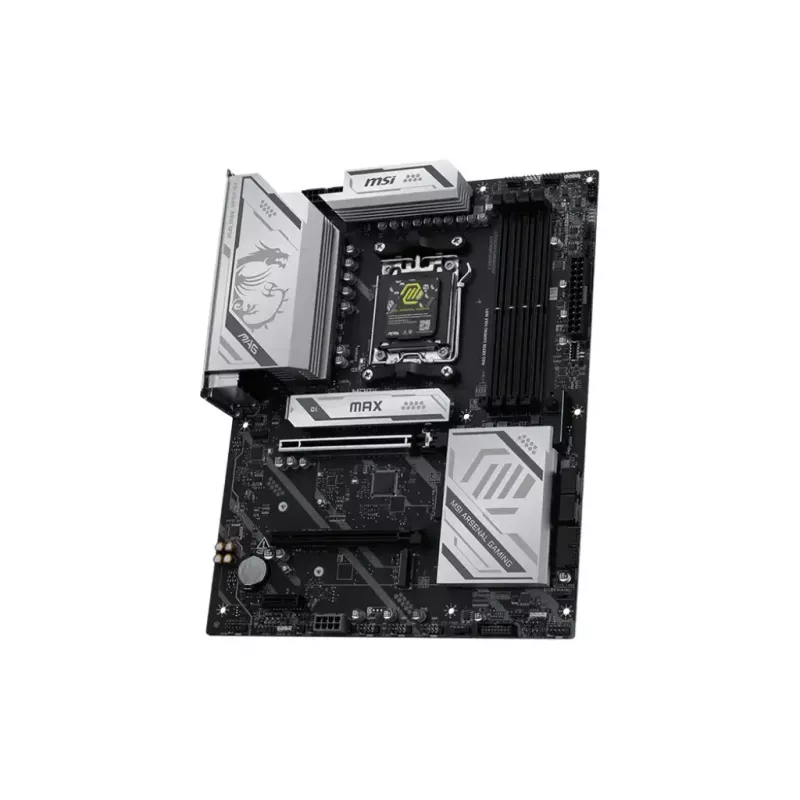 Motininė plokštė MSI MAG X870E GAMING MAX WIFI – AMD X870E, lizdas AM5, DDR5, 4 DIMM, ATX, Wi‑Fi 7, 5Gb LAN