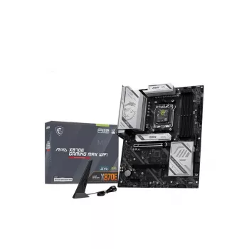 Motininė plokštė MSI MAG X870E GAMING MAX WIFI – AMD X870E, lizdas AM5, DDR5, 4 DIMM, ATX, Wi‑Fi 7, 5Gb LAN