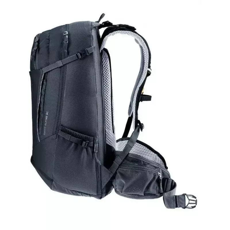 Kuprinė DEUTER Trans Alpine 30 – 30 litrų dviračių kuprinė, juoda