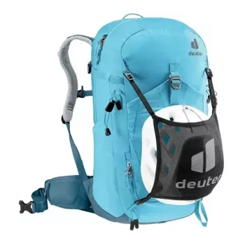 Kuprinė DEUTER Trail PRO 31 SL – moteriška žygio kuprinė, 31 L, lengva, patvari, mėlyna