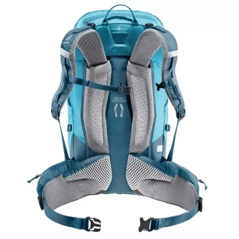 Kuprinė DEUTER Trail PRO 31 SL – moteriška žygio kuprinė, 31 L, lengva, patvari, mėlyna