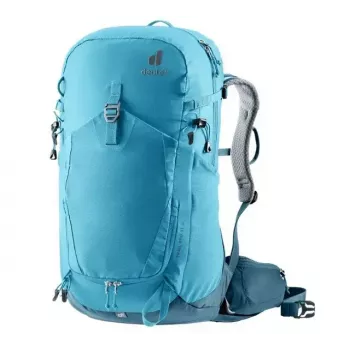 Kuprinė DEUTER Trail PRO 31 SL – moteriška žygio kuprinė, 31 L, lengva, patvari, mėlyna