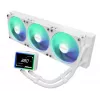 ASROCK Challenger 360 Digital ARGB White — 360 mm skysčio aušintuvas CPU, skaitmeninis ARGB apšvietimas, baltas
