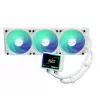 ASROCK Challenger 360 Digital ARGB White — 360 mm skysčio aušintuvas CPU, skaitmeninis ARGB apšvietimas, baltas