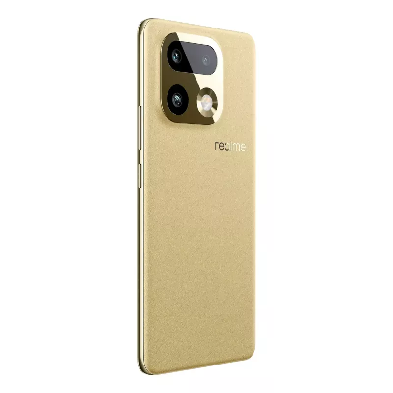 Išmanusis telefonas REALME realme 16 Pro+ 6,8 colio (17,3 cm) 1280×2800, Snapdragon 7 Gen 4, 12 GB RAM, 512 GB, 200 MP, 7000 mAh, Auksinis