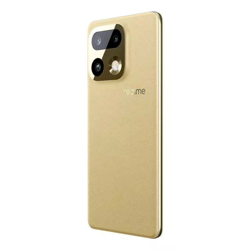 Išmanusis telefonas REALME realme 16 Pro+ 6,8 colio (17,3 cm) 1280×2800, Snapdragon 7 Gen 4, 12 GB RAM, 512 GB, 200 MP, 7000 mAh, Auksinis