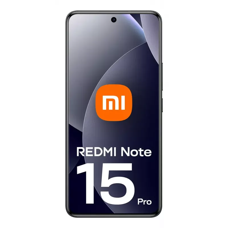 Išmanusis telefonas Xiaomi Redmi Note 15 Pro 6,77 colio 8 GB RAM 256 GB 200 MP triguba kamera 6500 mAh juodas