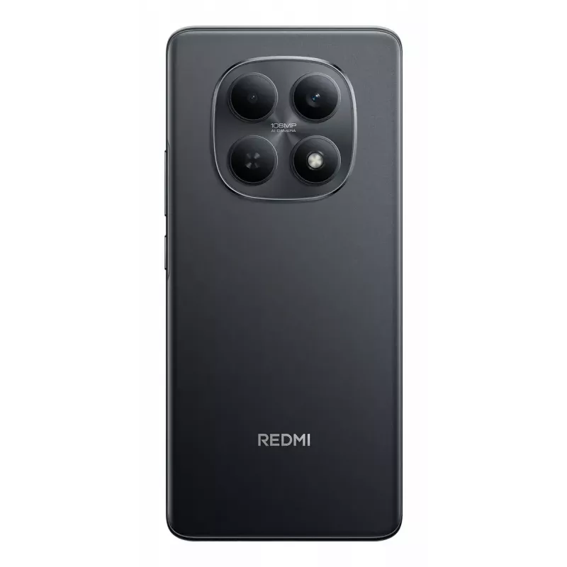 Išmanusis telefonas Xiaomi Redmi Note 15 – 6,77 colio (17,2 cm), Helio G100 Ultra 2 GHz, 8 GB RAM, 256 GB, 108 MP triguba kamera, 6000 mAh, juodas