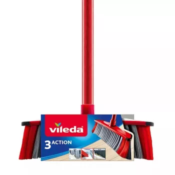 Šluota VILEDA kietais šereliais, technopolimeras, 1300 mm kotas, 280×60 mm galvutė