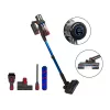 Stiklinis dulkių siurblys BLOW UP450, be maišelio, 25,9V išimama baterija, 0,8L talpa, HEPA filtras, 3 galios lygiai, įkrovimo stotelė, LED, 3,2 kg