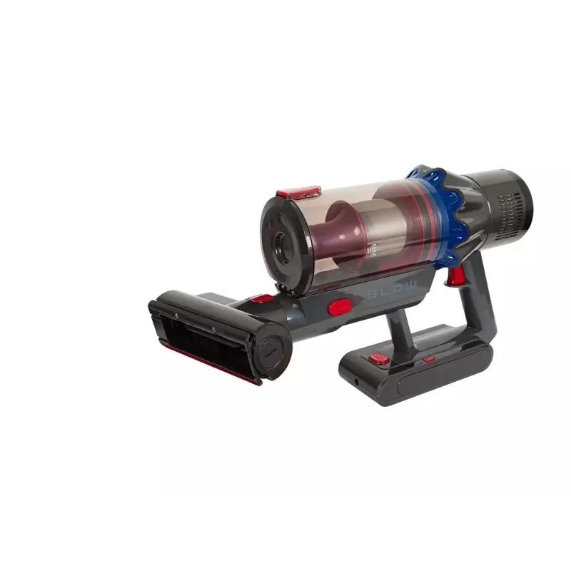 Stiklinis dulkių siurblys BLOW UP450, be maišelio, 25,9V išimama baterija, 0,8L talpa, HEPA filtras, 3 galios lygiai, įkrovimo stotelė, LED, 3,2 kg