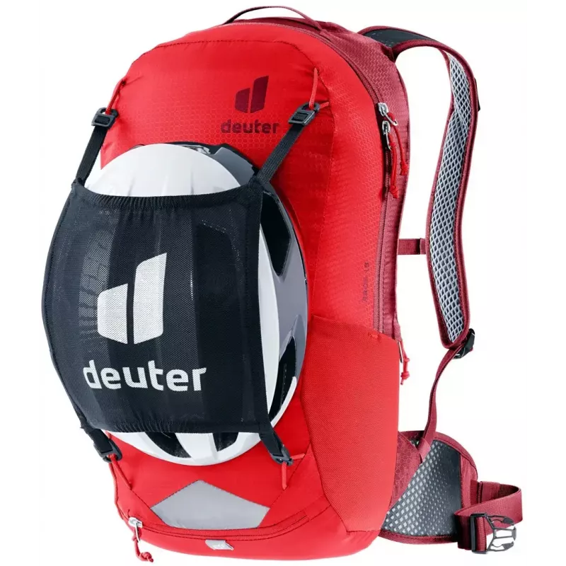 Kuprinė DEUTER Race 16 — dieninė kuprinė, 16 L talpa, vyšninė