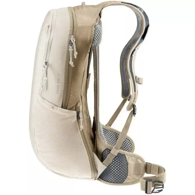Kuprinė DEUTER Race Air 10 — lengva 10 L dviračių kuprinė, alu/greystone