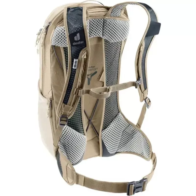 Kuprinė DEUTER Race Air 10 — lengva 10 L dviračių kuprinė, alu/greystone