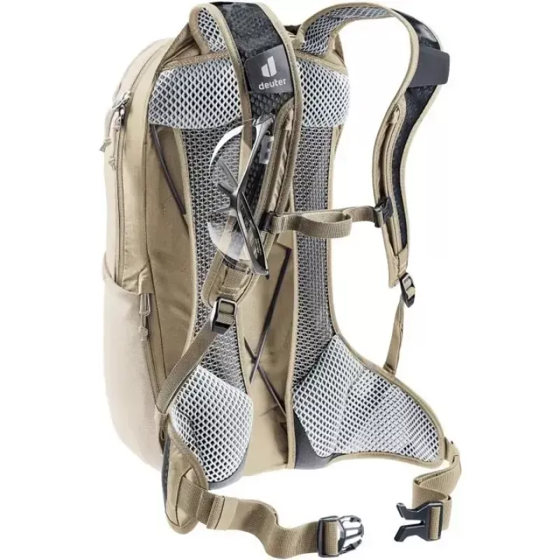 Kuprinė DEUTER Race Air 10 — lengva 10 L dviračių kuprinė, alu/greystone