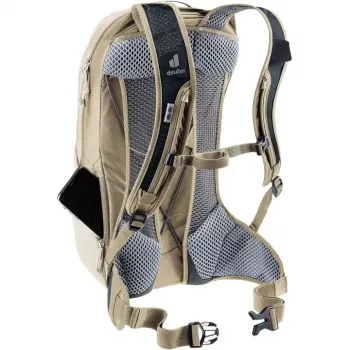 Kuprinė DEUTER Race Air 10 — lengva 10 L dviračių kuprinė, alu/greystone
