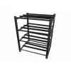 Baterijų stovas LANBERG OR01-830650-304-BK — 830×650 mm, 3 eilės, 4 lygiai