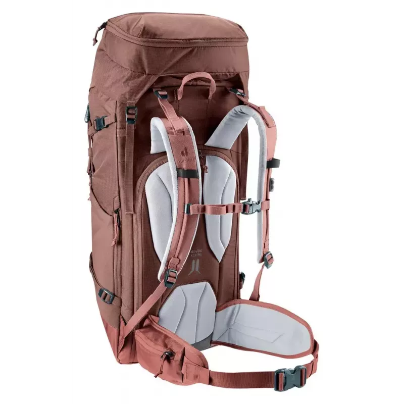 Kuprinė DEUTER Rise 32+ SL moteriška – 32 L, SL pritaikymas, razinų/kaspijos spalvos