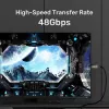 HDMI kabelis Unitek C11085GY01-30M — 30 m, HDMI A tipo kištukas–kištukas, HDMI 2.1, 48 Gbit/s, ARC, paauksuoti kontaktai, juodas