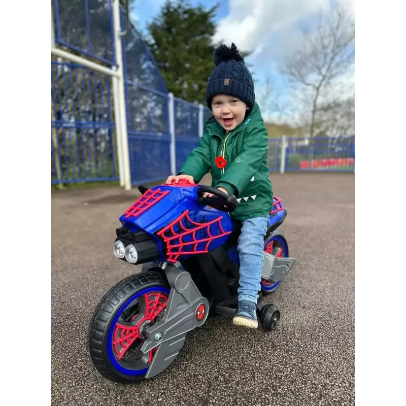 Vaikiškas elektrinis motociklas HUFFY 17345W – 6V baterijinis paspirtukas