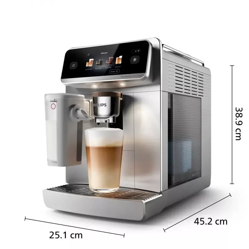 Kavos aparatas Philips Series 8000 Café Aromis EP8757/20, sidabrinis, 1500 W