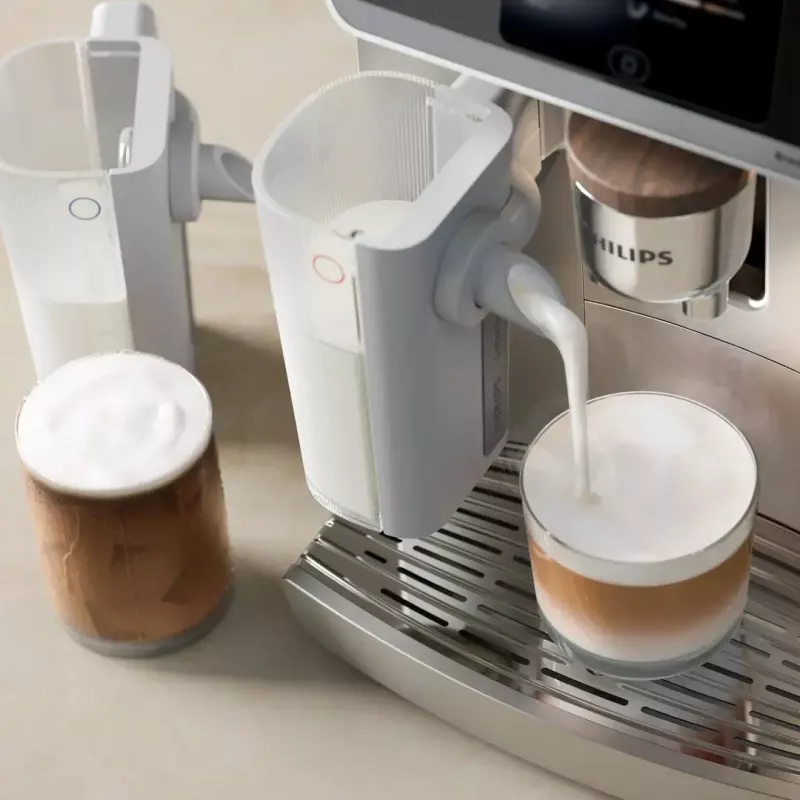 Kavos aparatas Philips Series 8000 Café Aromis EP8757/20, sidabrinis, 1500 W
