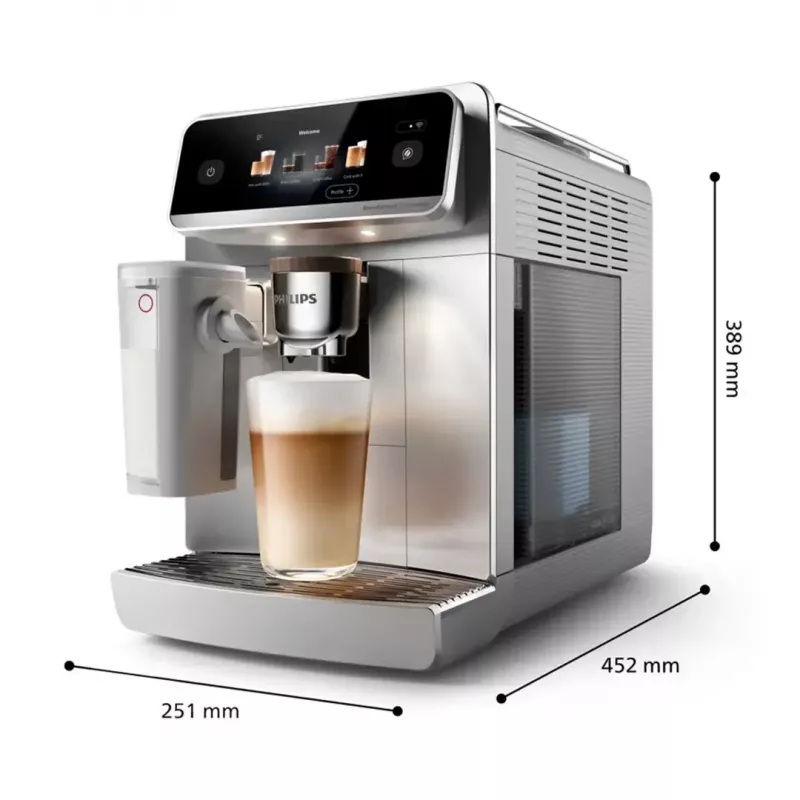 Kavos aparatas Philips Series 8000 Café Aromis EP8757/20, sidabrinis, 1500 W