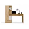 Stalo ir lentynų komplektas COSMO Oak Artisan – darbo paviršius 115×50 cm, plotis 1430 mm, aukštis 1400 mm, gylis 500 mm, 1 stalčius