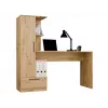 Stalo ir lentynų komplektas COSMO Oak Artisan – darbo paviršius 115×50 cm, plotis 1430 mm, aukštis 1400 mm, gylis 500 mm, 1 stalčius