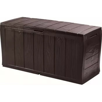 Dėžė saugojimui Keter Sherwood Stačiakampė Derva Ruda 270L 1170mm