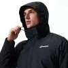 Komplektas: Striukė Berghaus Hillwalker IA Shell dydis M juoda + Megztinis Berghaus Prism PT HZ dydis M juoda