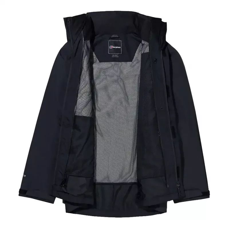 Komplektas: Striukė Berghaus Hillwalker IA Shell dydis M juoda + Megztinis Berghaus Prism PT HZ dydis M juoda