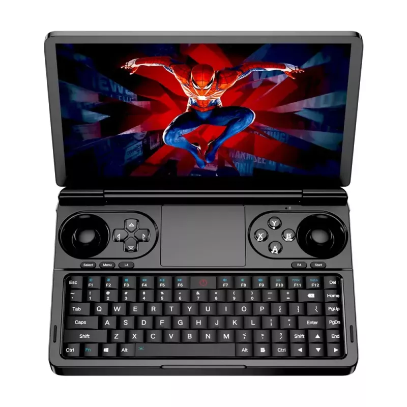 Nešiojamas kompiuteris GPD WinMini HX370 — 7 colių FHD 120 Hz liečiamas ekranas, AMD Ryzen AI 9 HX370, 32 GB DDR5, 2 TB NVMe, Radeon 890M, Windows 11, juodas