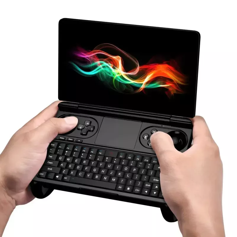 Nešiojamas kompiuteris GPD WinMini HX370 — 7 colių FHD 120 Hz liečiamas ekranas, AMD Ryzen AI 9 HX370, 32 GB DDR5, 2 TB NVMe, Radeon 890M, Windows 11, juodas