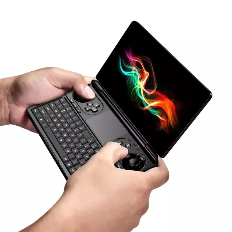 Nešiojamas kompiuteris GPD WinMini HX370 — 7 colių FHD 120 Hz liečiamas ekranas, AMD Ryzen AI 9 HX370, 32 GB DDR5, 2 TB NVMe, Radeon 890M, Windows 11, juodas
