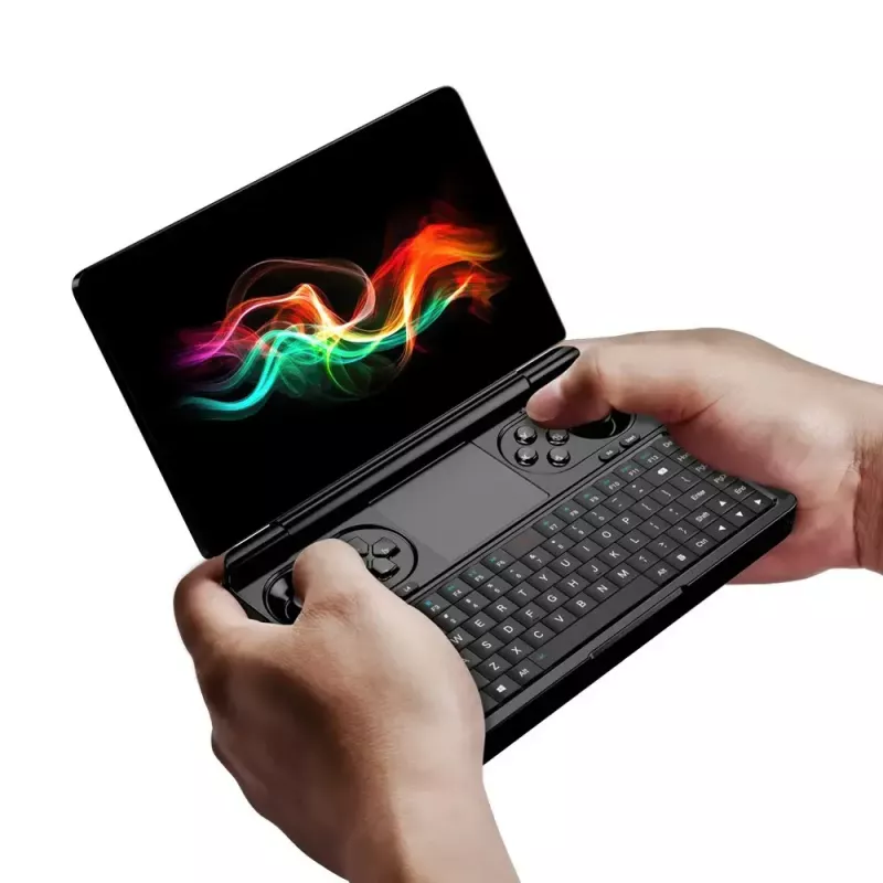 Nešiojamas kompiuteris GPD WinMini HX370 — 7 colių FHD 120 Hz liečiamas ekranas, AMD Ryzen AI 9 HX370, 32 GB DDR5, 2 TB NVMe, Radeon 890M, Windows 11, juodas