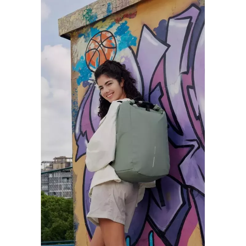 Kuprinė nešiojamam kompiuteriui XDDESIGN P706.2807 – vandeniui atspari miesto kuprinė, Iceberg Green
