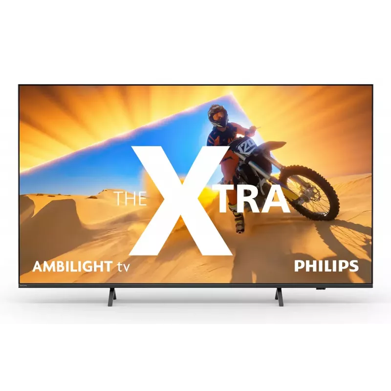 Philips 65PML9019 165,1 cm (65 coliai) 4K Ultra HD išmanusis televizorius su Ambilight, QD MiniLED, Wi-Fi, pilkas