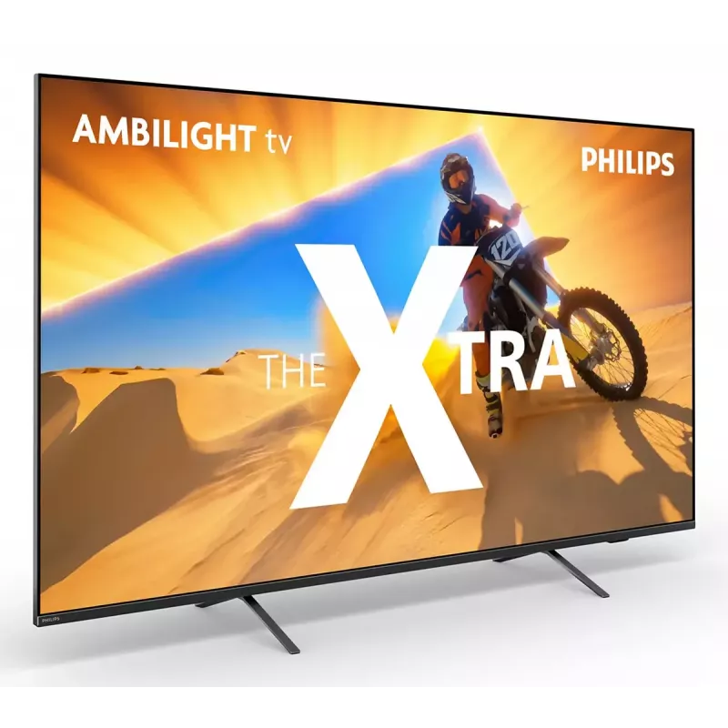 Philips 65PML9019 165,1 cm (65 coliai) 4K Ultra HD išmanusis televizorius su Ambilight, QD MiniLED, Wi-Fi, pilkas