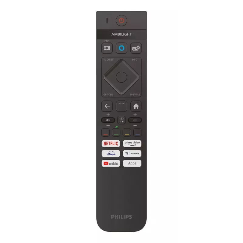 Philips 65PML9019 165,1 cm (65 coliai) 4K Ultra HD išmanusis televizorius su Ambilight, QD MiniLED, Wi-Fi, pilkas
