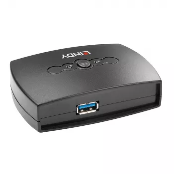 Lindy 2 prievadų USB 3.0 jungiklis