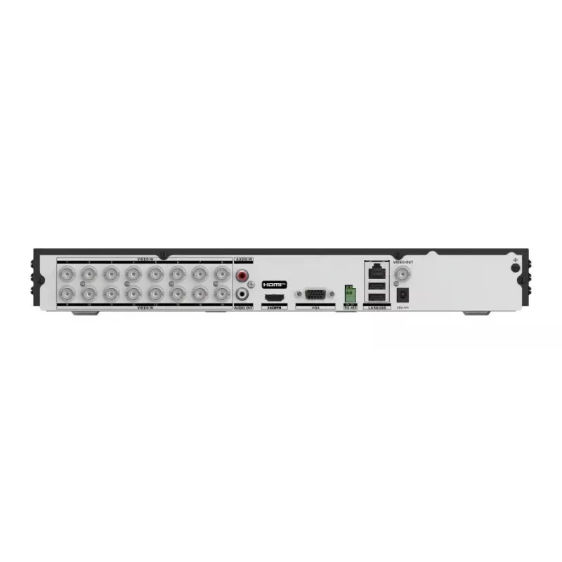 Vaizdo registratorius Hikvision IDS-7216HUHI-M2/XT — 16 kanalų, 4K, H.264/H.265, SATA HDD iki 12 TB, Gigabit Ethernet, 12 V DC