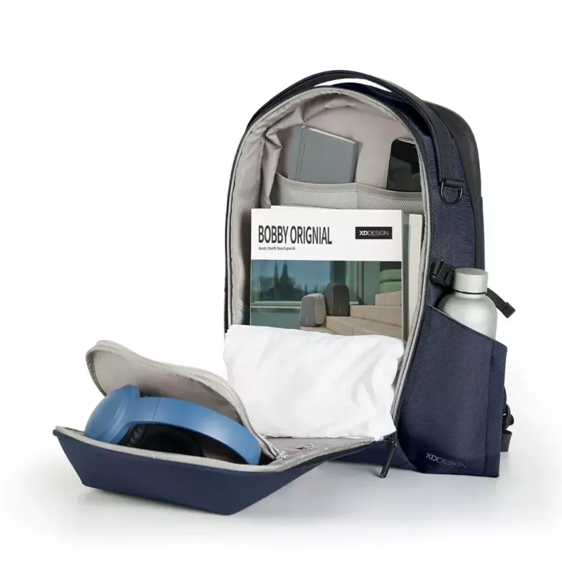 Kuprinė nešiojamajam kompiuteriui XDDESIGN Bizz Navy – vandeniui atspari, lengva, modelis P705.935