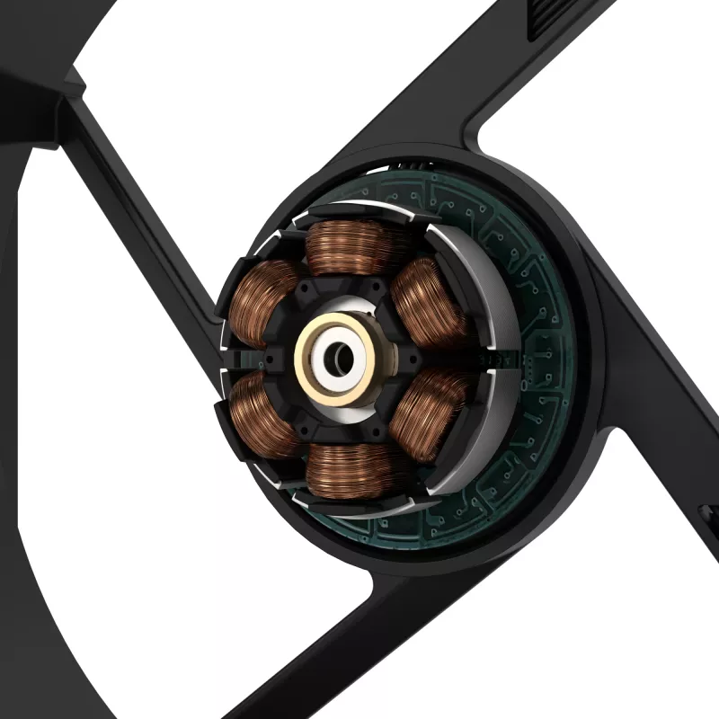 ASUS ProArt PF120 ventiliatorius PWM juodas kompiuterio korpusui 12 cm 1 vnt.