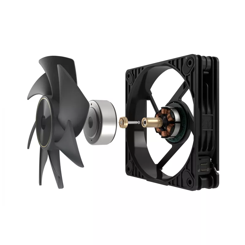 ASUS ProArt PF120 ventiliatorius PWM juodas kompiuterio korpusui 12 cm 1 vnt.