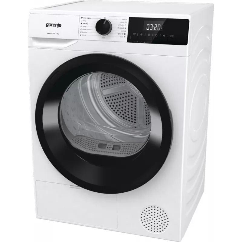 Gorenje DHNE82 BK040 Kondensacinė džiovyklė su šilumos siurbliu, balta