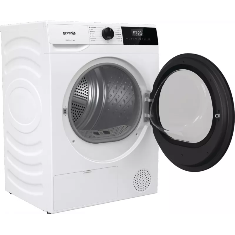 Gorenje DHNE82 BK040 Kondensacinė džiovyklė su šilumos siurbliu, balta